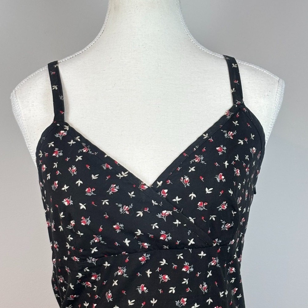 VTG Y2K Womens Micro Floral Babydoll Cottagecore Dress SZ 4 Fairy whimsigoth - Picture 2 of 11